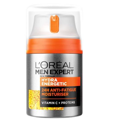 L'Oreal Men Expert Skin Care Hydra Energetic Anti-Fatigue Moisturiser 50ml GOODS Boots   