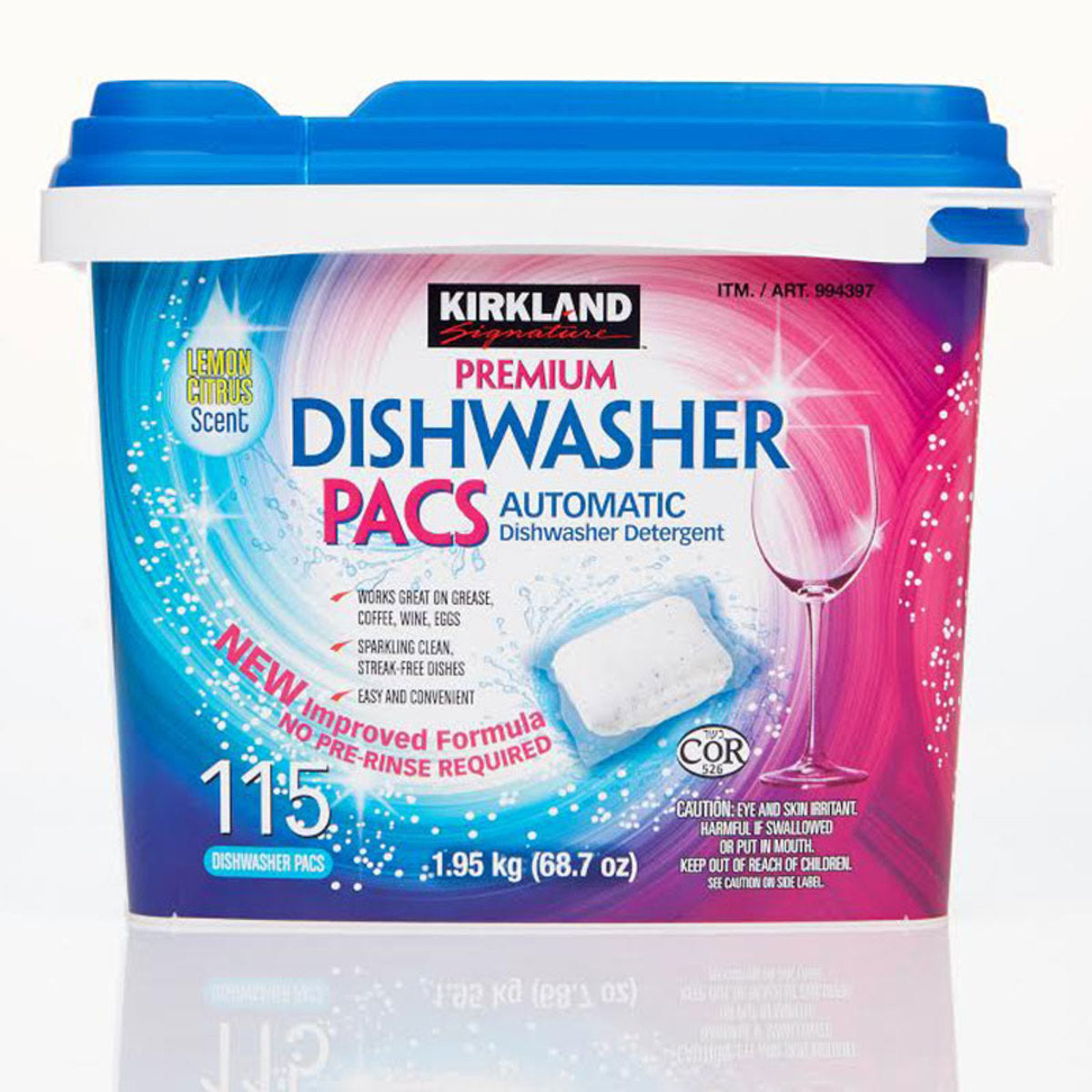 Kirkland Signature Dishwasher Tablets, 115 Pack - McGrocer