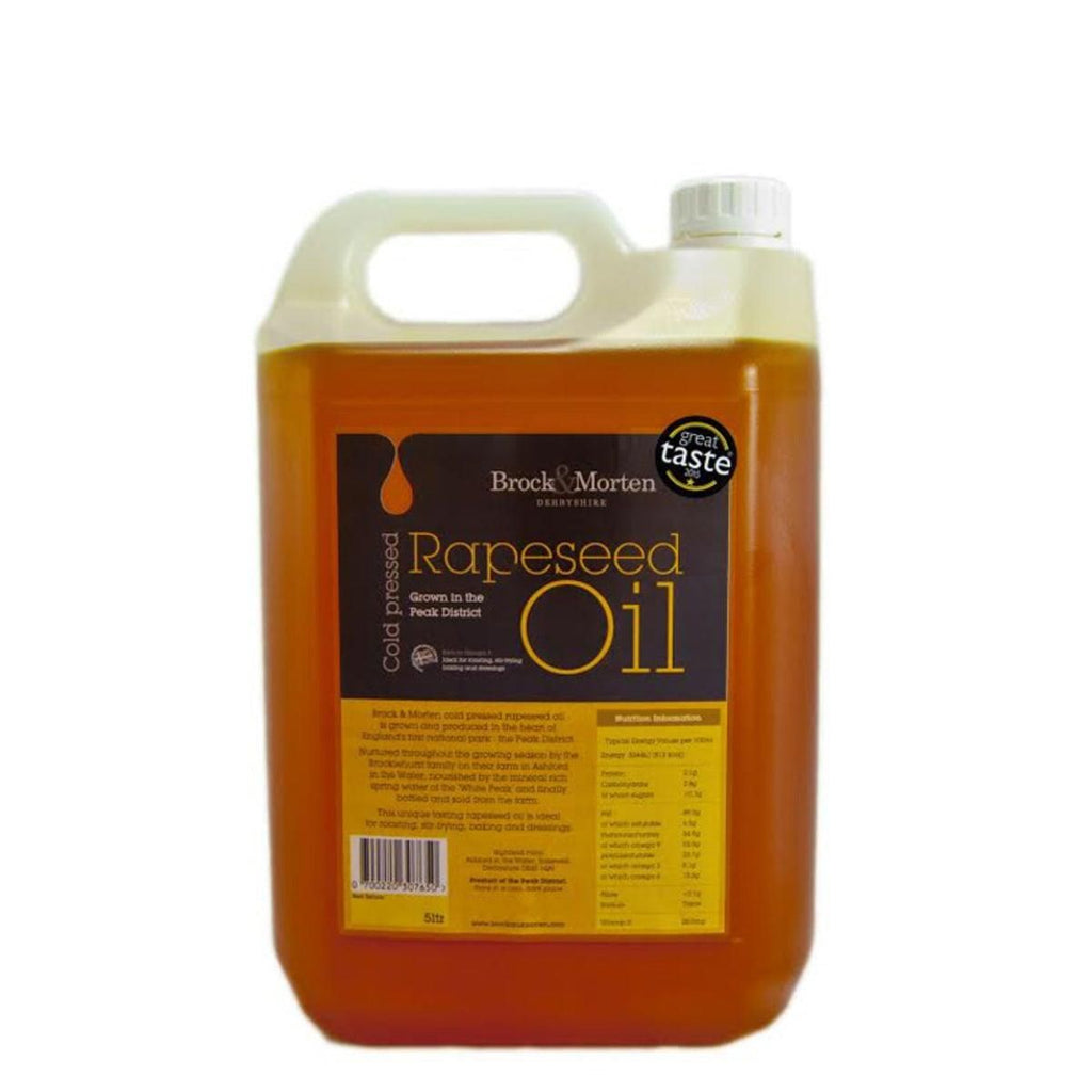 Brock & Morten Cold Pressed Rapeseed Oil, 5L