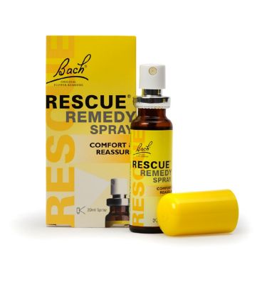Bach Rescue Remedy Spray  20ml - Comfort & Reassure Flower Essences Vitamins, Minerals & Supplements Boots   