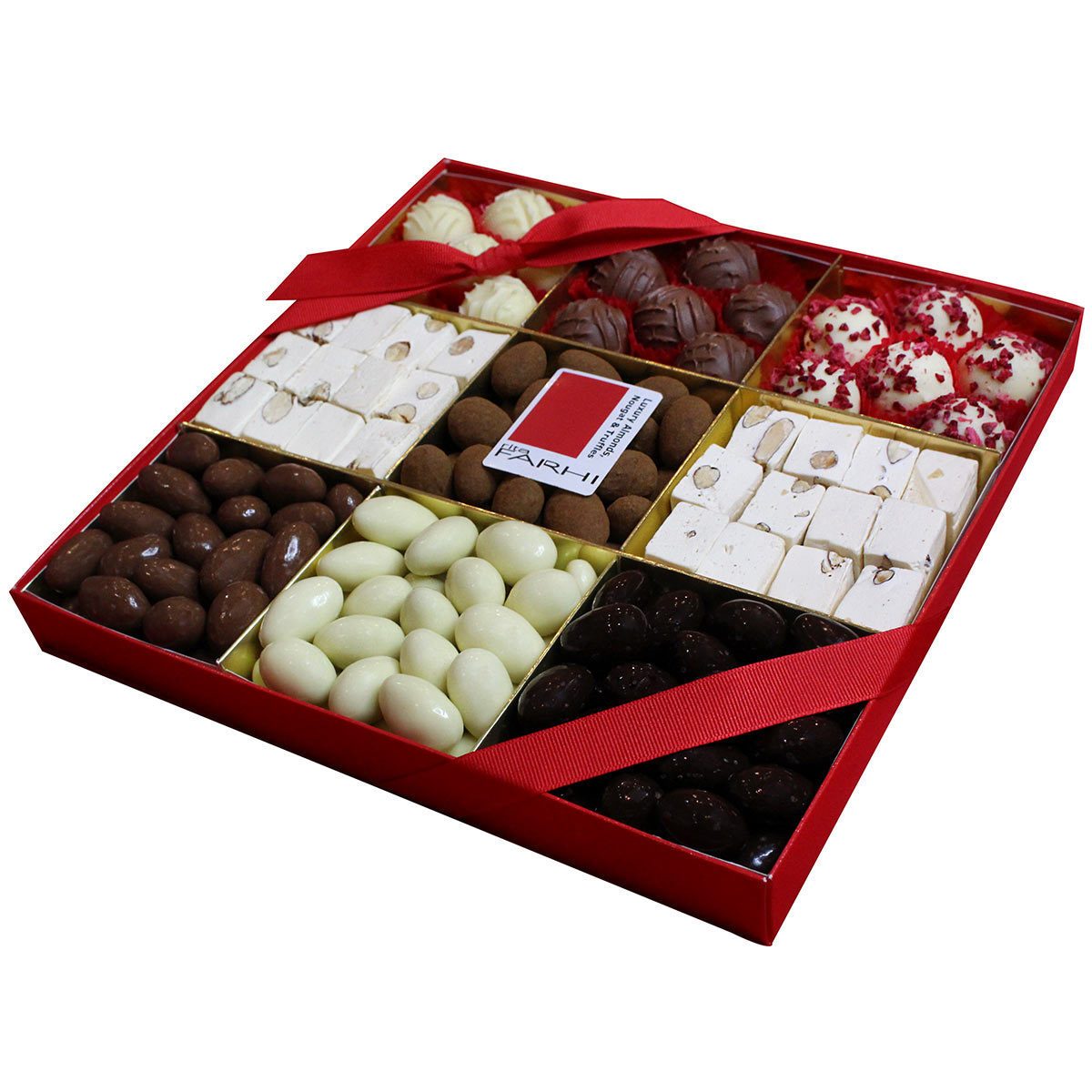 Rita Farhi Luxury Chocolate Almond, Truffles & Nougat Selection Tray, 1.056kg Snacks Costco UK   