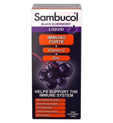 Sambucol Liquid Extract Immuno Forte Formula - 120 ml