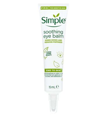 Simple Kind To Skin Soothing Eye Balm for sensitive skin 15ml - McGrocer