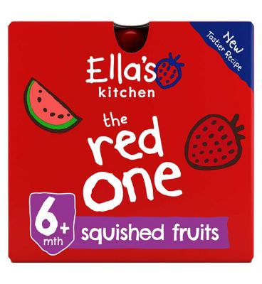 Ella's Kitchen Organic The Red One Multipack Pouch 6 Mths 5 x 90g - McGrocer