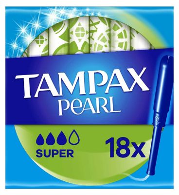 Tampax Pearl Super Tampons Applicator 18X GOODS støvler
