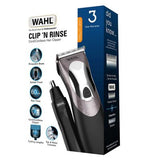 Wahl Clipper & Trimmer Kit Clip 'N Rinse Men's Toiletries Boots   