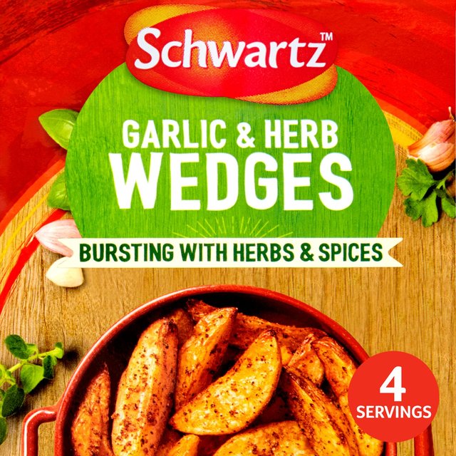 Schwartz Pot Garlic & Herb Wedges Cooking Ingredients & Oils M&S   