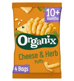 Organix Cheese & Herb Finger Food Toddler Snack Corn Puffs Multipack 4x15g Toys & Kid's Zone Boots   