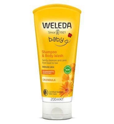 Weleda Calendula Shampoo & Body Wash 200ml