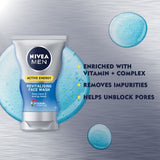 NIVEA MEN Skin Energy Face Wash Cleanser Gel 100ml Make Up & Beauty Accessories Boots   