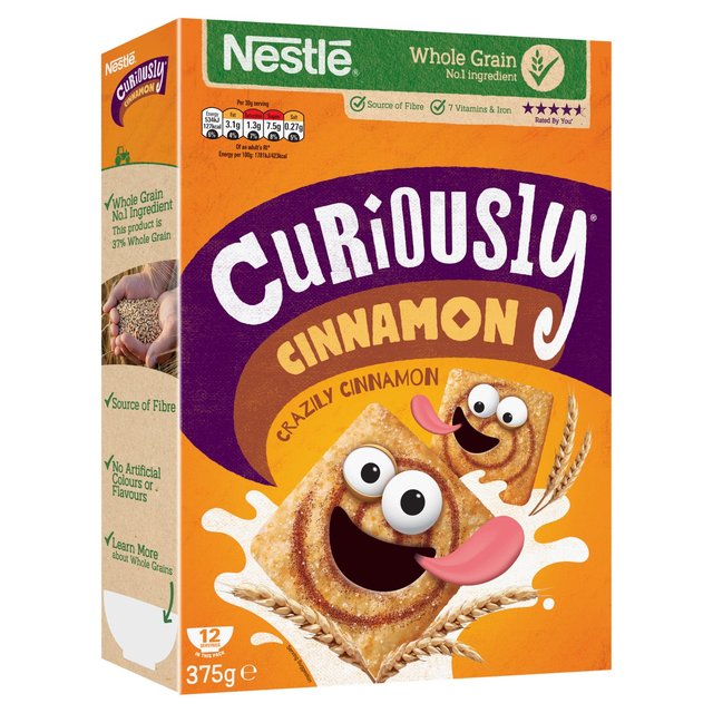 Nestle Curiously Cinnamon Cereal Cereals M&S   