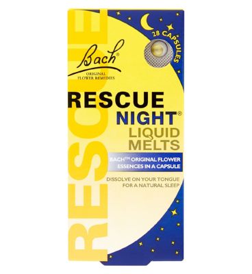 Bach Rescue Remedy Night Liquid Melts 28 Capsules Vitamins, Minerals & Supplements Boots   