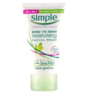 Simple Kind to Skin Facial Wash Moisturising 50ml