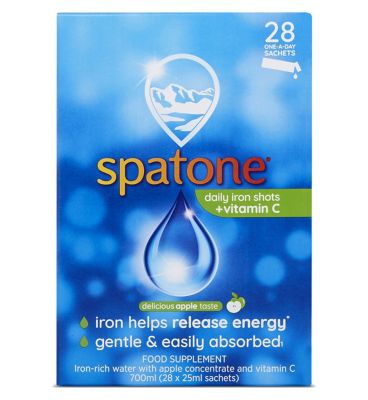 Spatone Apple Daily Iron Shots Vitamin C 28 Sachets