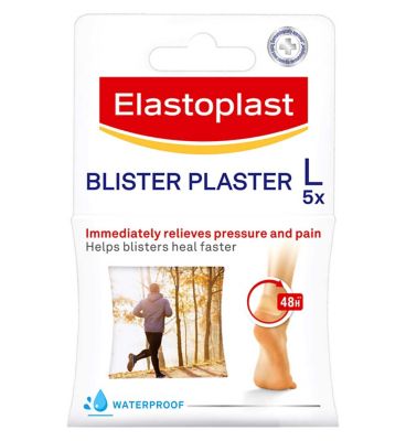 Elastoplast Large Waterproof Blister Plasters, 5 Pack GOODS Boots   