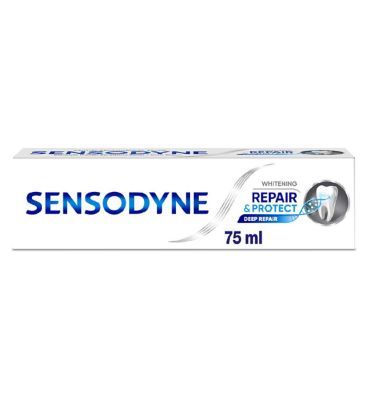 Sensodyne Sensitive Toothpaste Repair & Protect Whitening 75ml Suncare & Travel Boots   