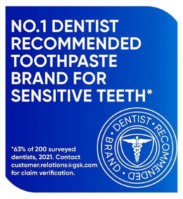 Sensodyne Sensitive Toothpaste Repair & Protect Whitening 75ml Suncare & Travel Boots   