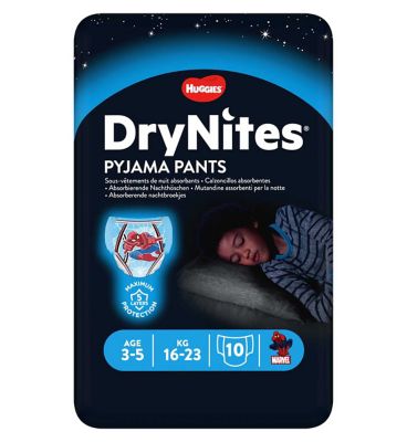 Huggies DryNites Boys Pyjama Pants for Bedwetting Age 4-7 Years