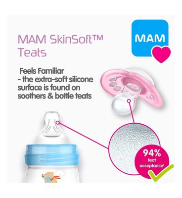 MAM Anti-Colic Bottle 260ml x 3Pack - Blue Toys & Kid's Zone Boots   