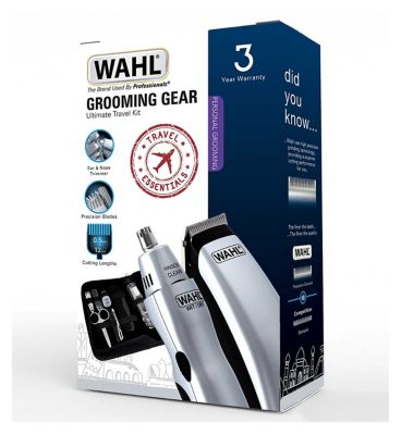 Wahl Trimmer Kit Grooming Gear Travel Men's Toiletries Boots   