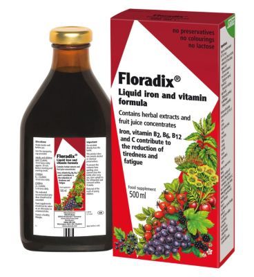 Floradix Formula Liquid Iron & Vitamins Formula 500ml General Health & Remedies Boots   