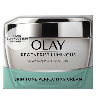 Olay Regenerist Luminous Anti-Ageing Skin Tone Perfecting Moisturiser 50ml GOODS Boots   