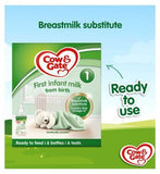 Cow & Gate First Infant Milk Starter Pack from Birth 6 x 70ml Toys & Kid's Zone Boots   