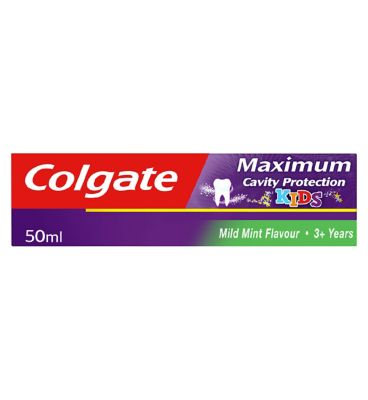 Colgate Maximum Cavity Protection Kids Toothpaste 50ml, 3 years