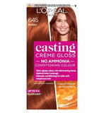 L'Oreal Paris Casting Creme Gloss Semi-Permanent Hair Dye, Red Hair Dye 645 Amber Red GOODS Boots   