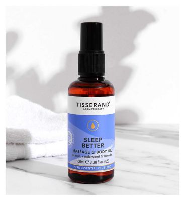 Tisserand Aromatherapy Sleep Better Massage & Body Oil 100ml Vitamins, Minerals & Supplements Boots   