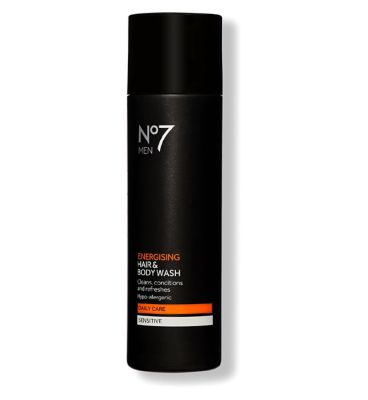 No7 Men Energising Hair & Body Wash 200ml Beauty & Personal Care Boots   