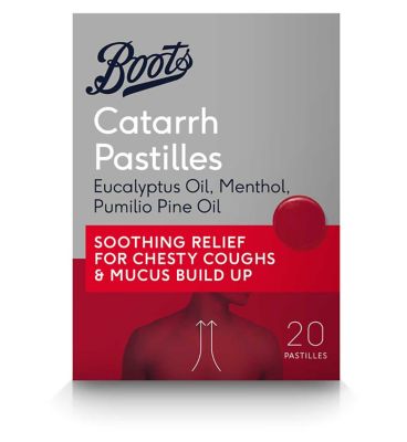 Boots Pharmaceuticals Catarrh Pastilles - 20 Pastilles - McGrocer
