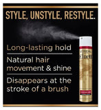 L'Oreal Hairspray by Elnett Care For Dry Damaged Hair Strong Hold Argan Oil Shine 75ml Haircare & Styling Boots   