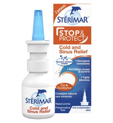 Sterimar Stop and Protect Cold & Sinus Relief - 20ml Baby Healthcare Boots   
