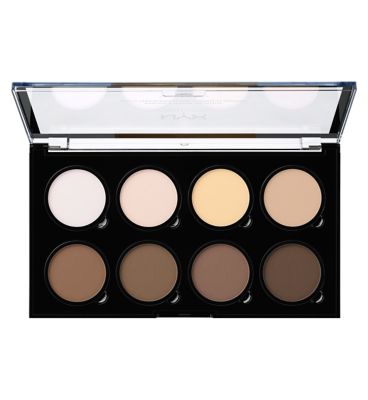 NYX Professional Makeup Highlight & Contour Pro Palette Make Up & Beauty Accessories Boots   