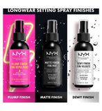 NYX Professional Makeup Setting Spray - Long Lasting Dewy Finish Make Up & Beauty Accessories Boots   