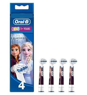 Oral-B Kids Replacement Toothbrush Heads x4 – Disney Frozen Dental Boots   