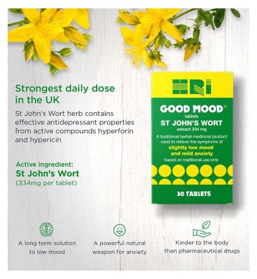 HRI Good Mood tablets - 30 tablets Sleep & Relaxation Boots   