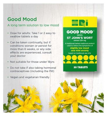 HRI Good Mood tablets - 30 tablets Sleep & Relaxation Boots   