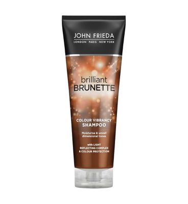 John Frieda Brilliant Brunette Colour Protecting Moisturising Shampoo 250ml GOODS Boots   