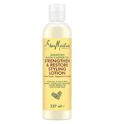 Sheamoisture Strengthen & Restore Styling Lotion Jamaican Black Castor Oil 237ml GOODS Boots   