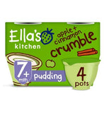 Ella's Kitchen Organic Apple and Cinnamon Crumble Pudding Baby Dessert Pot Multipack 7+ Months 4x80g GOODS Boots   