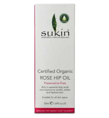 Sukin Rose Hip Oil 50ml Make Up & Beauty Accessories Boots   