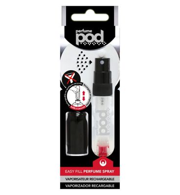 Travalo Perfume Pod Refillable Atomiser 5ml - Black