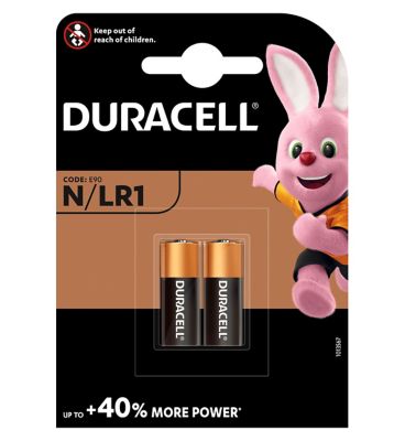 Duracell Specialty Type N Alkaline Battery, pack of 2 GOODS Boots   