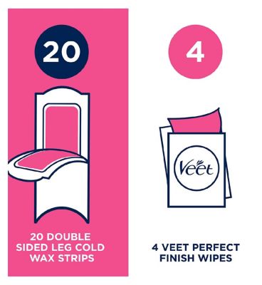 Veet 40 Wax Strips Maxi Format - Sensitive Skin Women's Toiletries Boots   