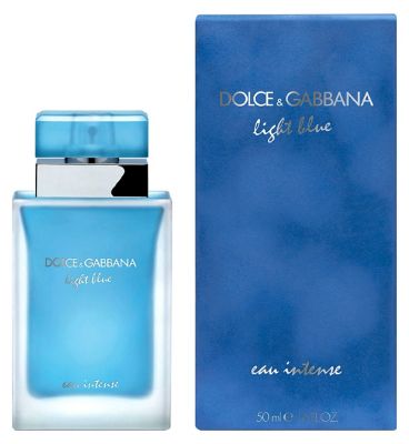 Dolce & Gabbana Light Blue Eau Intense Eau de Parfum 50ml Perfumes, Aftershaves & Gift Sets Boots   