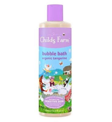 Childs Farm Bubble Bath Organic Tangerine 500ml Baby Accessories & Cleaning Boots   