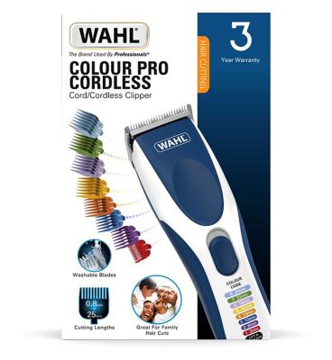 Wahl colour pro cordless deals combi kit