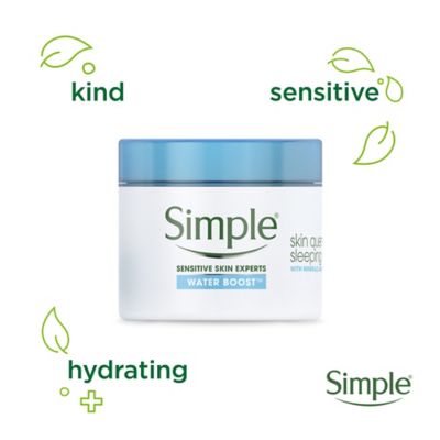 Simple Water Boost Moisturiser Skin Quench Sleeping Cream 50ml Make Up & Beauty Accessories Boots   